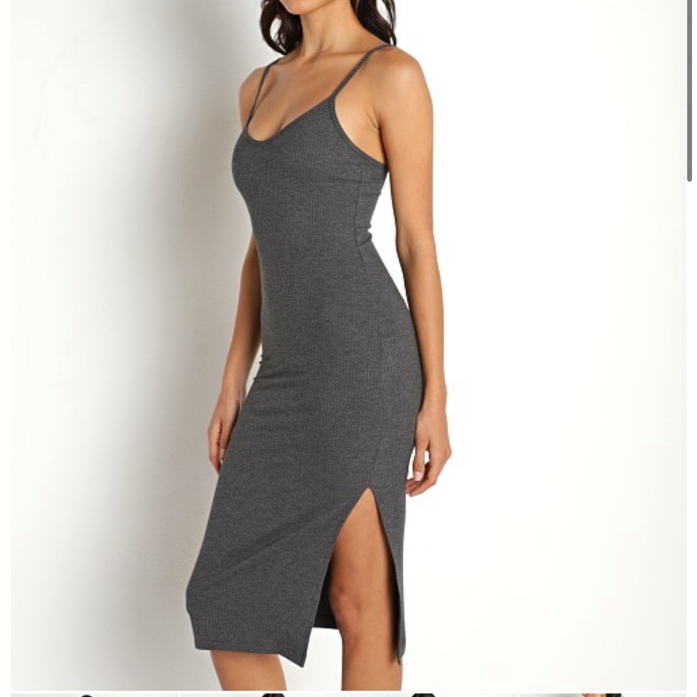 Stillwater LA . Small. Grey. Ribbed dress. So simple Rib tank dress